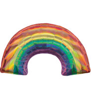 Folienballon Regenbogen holografisch
