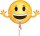 Folienballon Riesen Smiley Emoticon