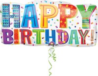 Riesen Folienballon Happy Birthday