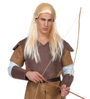 Perücke Elf mit Zöpfen in blond