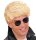 Perücke der 60 er Jahre blond für Herren