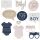 Fotobox Set zur Baby Party Gender Reveal