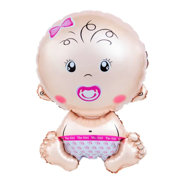 Riesen Baby Girl als Folienballon 74cm