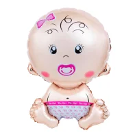 Riesen Baby Girl als Folienballon 74cm