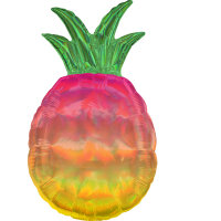 Folienballon Ananas holographisch 78 cm