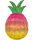 Folienballon Ananas holographisch 78 cm
