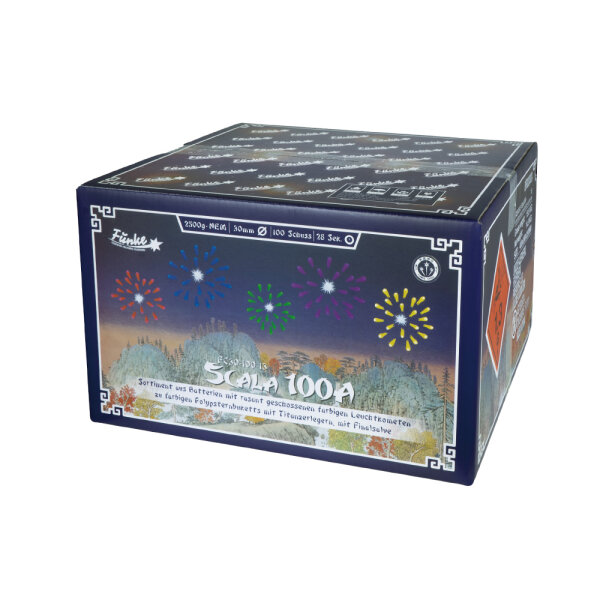 Silvester Feuerwerk XXL Verbund Scala 100A von Funke