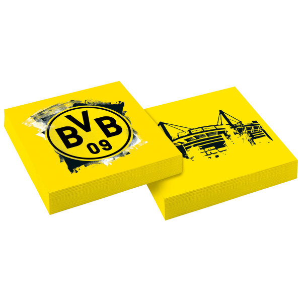 20 Party Servietten Borussia Dortmund BVB