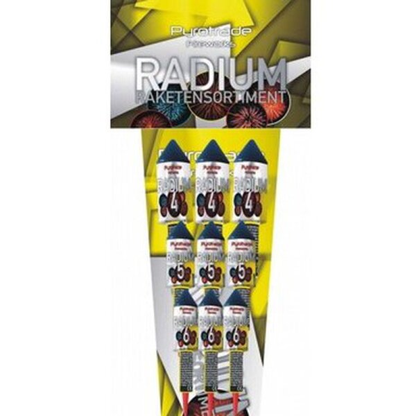 Radium 9 Raketen Sortiment von Pyrotrade