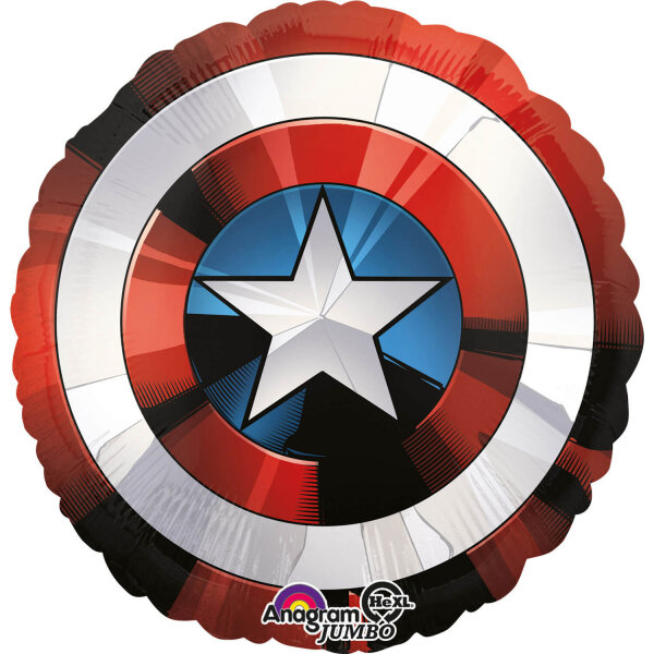 Folienballon Avangers Captain America Shild 71cm