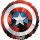 Folienballon Avengers Captain America Shild 71cm
