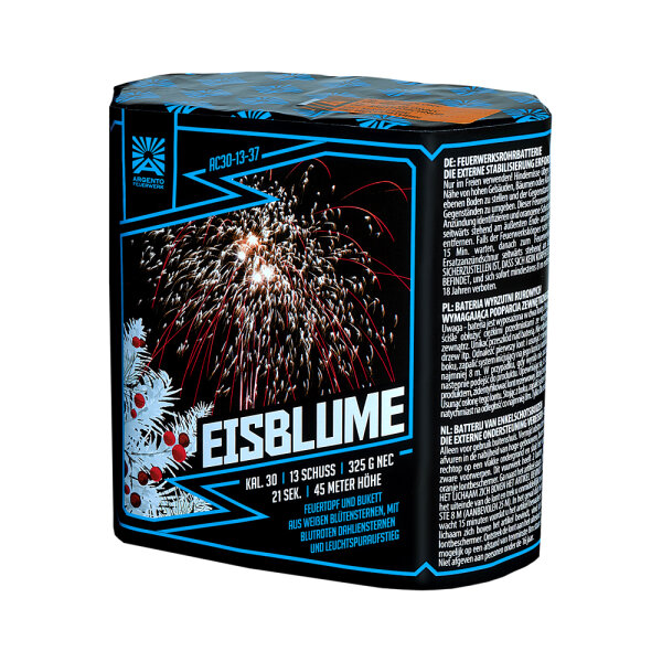 Funke Argento Eisblume Feuerwerk Batterie - 13 Schüsser