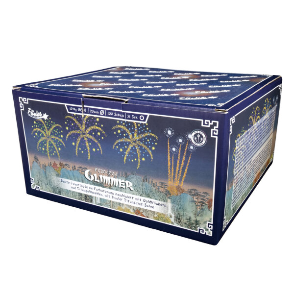Silvester Feuerwerk Verbund Glimmer von Funke