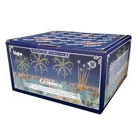 Silvester Feuerwerk Verbund Glimmer von Funke