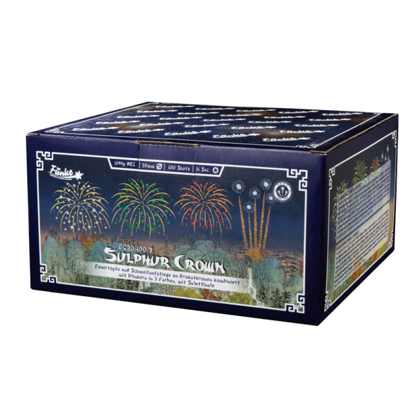 Silvester Feuerwerk Verbund Sulphur Crown F2 von Funke