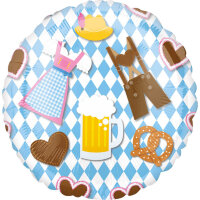 Folienballon zum Oktoberfest mit zwei Designs