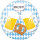 Folienballon zum Oktoberfest mit zwei Designs
