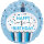 Zahlenballon Boy zum 1. Geburtstag mit Cupcake