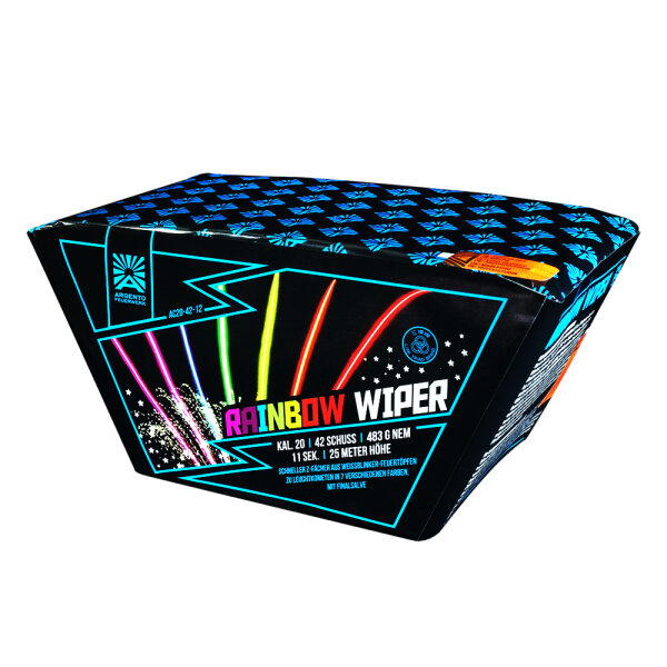 Funke Feuerwerk Batterie Rainbow Wiper von Argento