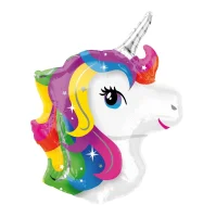 Folienballon als verspieltes Einhorn