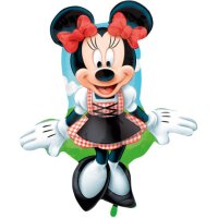 Folienballon Minnie Mouse im Dirndl