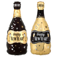 Folienballon Sektflasche Happy New Year Sektflasche in...