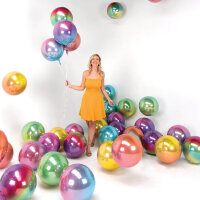 Orbz Folienballon Kugel 40cm Regenbogen