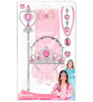Kinder Prinzessinnen Dress up Set in rosa pink