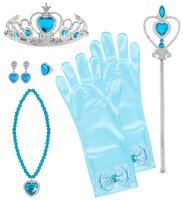 Kinder Prinzessinnen Dress up Set in hellblau