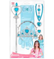 Kinder Prinzessinnen Dress up Set in hellblau