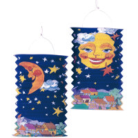 Laterne Sonne Mond und Sterne als Zuglaterne