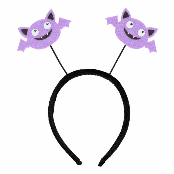 Haarreif mit Fledermaus zu Halloween