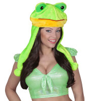 Mütze oder Maske als Frosch mit Tierkopf