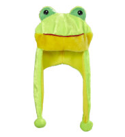 Mütze oder Maske als Frosch mit Tierkopf