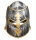 Helm mit Visier für Ritter aus dem Mittelalter