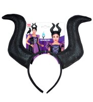 Malefizia Hörner am Haarreif für Halloween