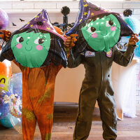 Halloween Folienballon kleine Hexe