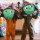 Halloween Folienballon kleine Hexe