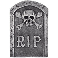 Halloween RIP Grabstein mit Totenkopf