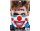 Halloween Horror Clown Schal als Nackenwärmer