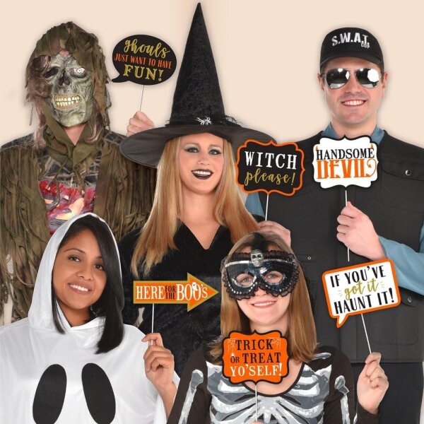 13 Teiliges Selfie Fotobox Set zu Halloween