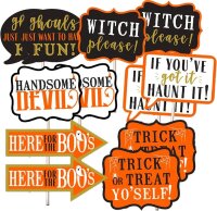 13 Teiliges Selfie Fotobox Set zu Halloween