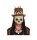 Halloween Maske Voodoo Totenkopf oder Medizinmann