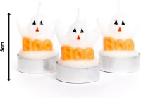 Halloween Deko Set 3 Kürbis Kerzen