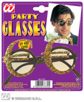 Poker Brille mit Euro Zeichen