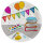 8 ABC Party Teller 23 cm zum Schulanfang