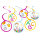 ABC Swirl Deko zur Einschulung als Girlande