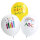Set aus 6 ABC Ballons zur Einschulung