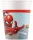 8 Spider-Man Becher 200 ml für die Spiderman Party