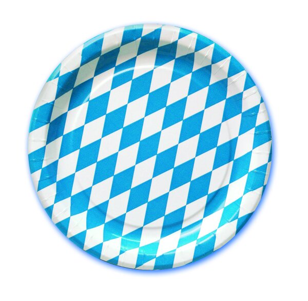 8 Oktoberfest Teller Ø 23 cm FSC eco